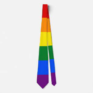 Cravate Drapeau Gay pride arc-en-ciel LGBT