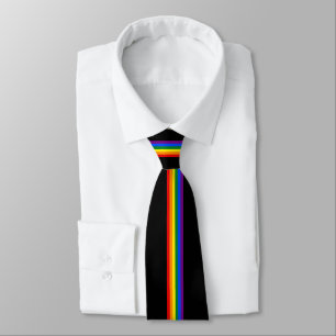 Cravate drapeau gay pride lgbt lgbtq homosexuel lesbienne 