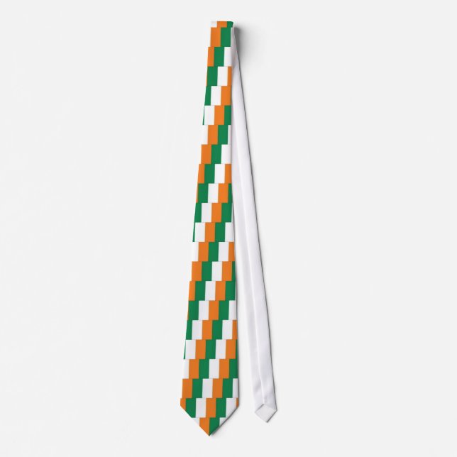 Cravate drapeau irlandais, drapeau irlandais, drapeau (Devant)