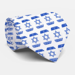 Cravate Drapeau israélien
