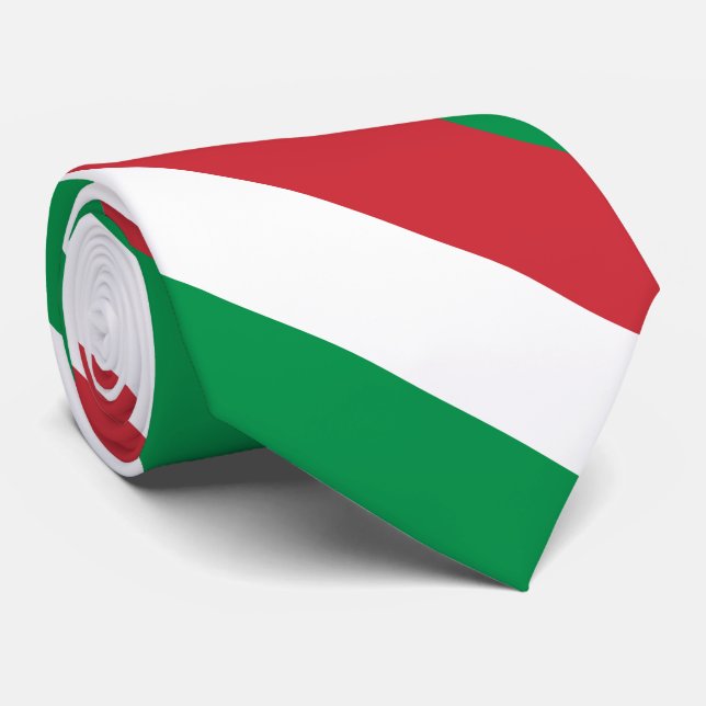 Cravate Drapeau Italie (Roulé)