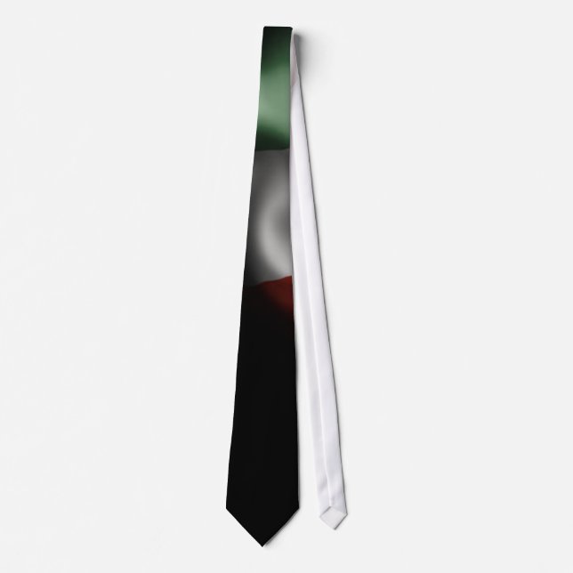 Cravate Drapeau italien de fierté de l'Italie (Devant)