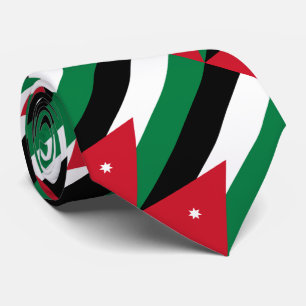 Cravate Drapeau Jordanie