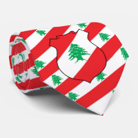 Drapeau libanais et armoiries du Liban