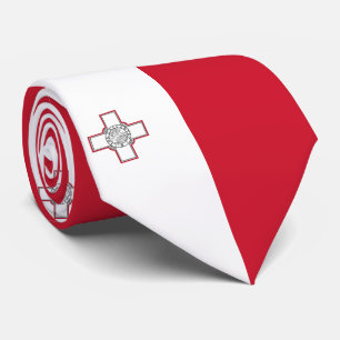 Cravate Drapeau Malte