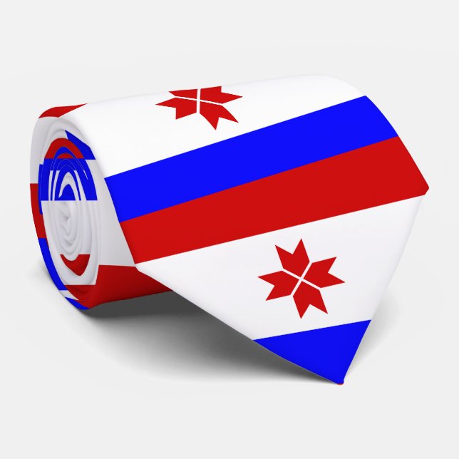 Cravate Drapeau Mordovia (Roulé)
