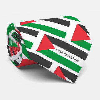 Cravate drapeau palestinien Palestine libre personnalisé