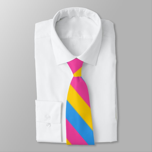 Cravate Drapeau Pansexual de fierté de Falln (Attaché)