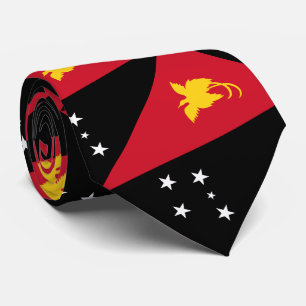 Cravate Drapeau Papouasie-Nouvelle-Guinée