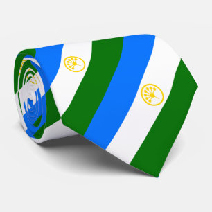 Cravate Drapeau patriotique de Bachkortostan