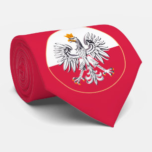 Cravate Drapeau polonais & Aigle Pologne Voyage, affaires 