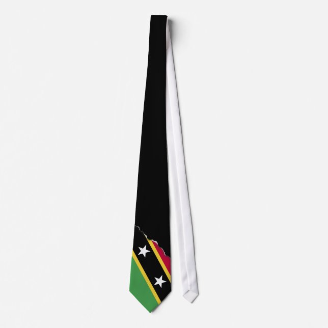 Cravate Drapeau Saint-Kitts-et-Nevis (Devant)
