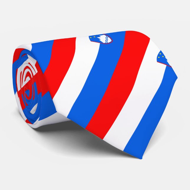 Cravate Drapeau Slovénie (Roulé)