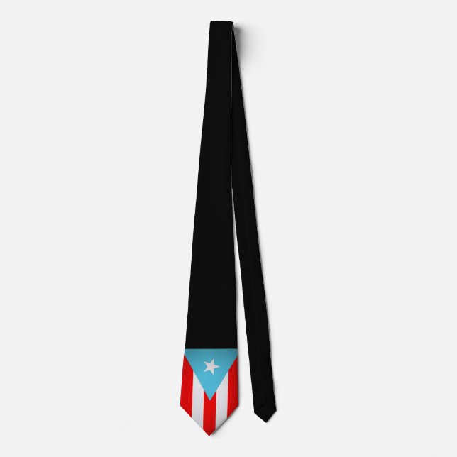Cravate Drapeaux portoricains (Devant)