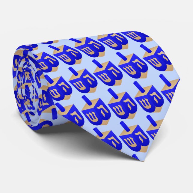 Cravate Dreidel, Dreidel, Dreidel (Roulé)