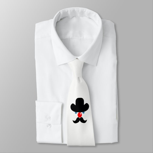 Cravate Drôle visage clown (Attaché)