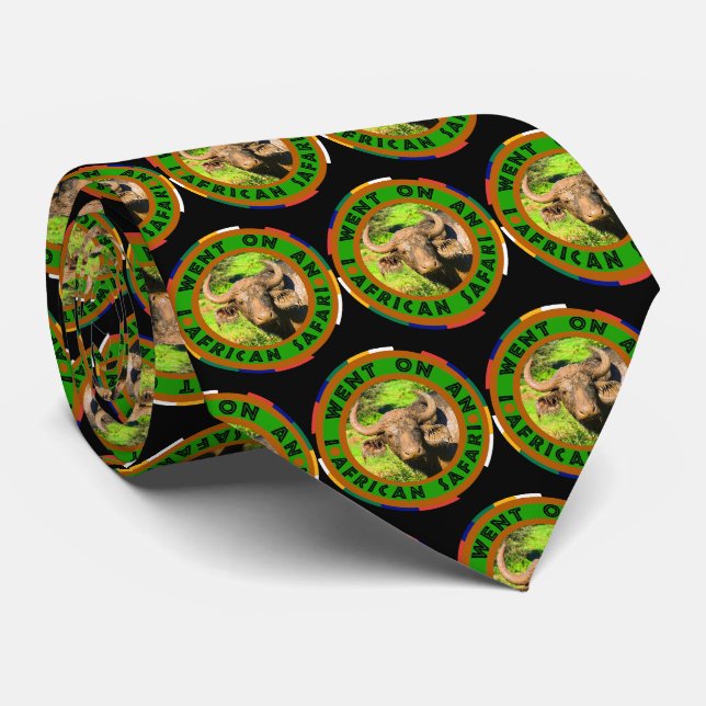 Cravate du Cercle Afrique de Buffalo boueux (Roulé)