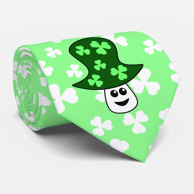 Cravate du champignon de St Patrick (Roulé)