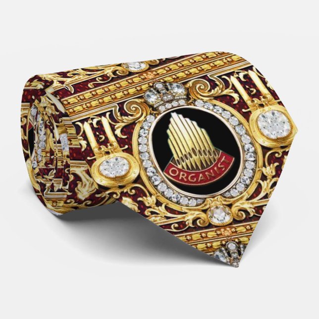 Cravate du concepteur de façade pour orgue (Roulé)