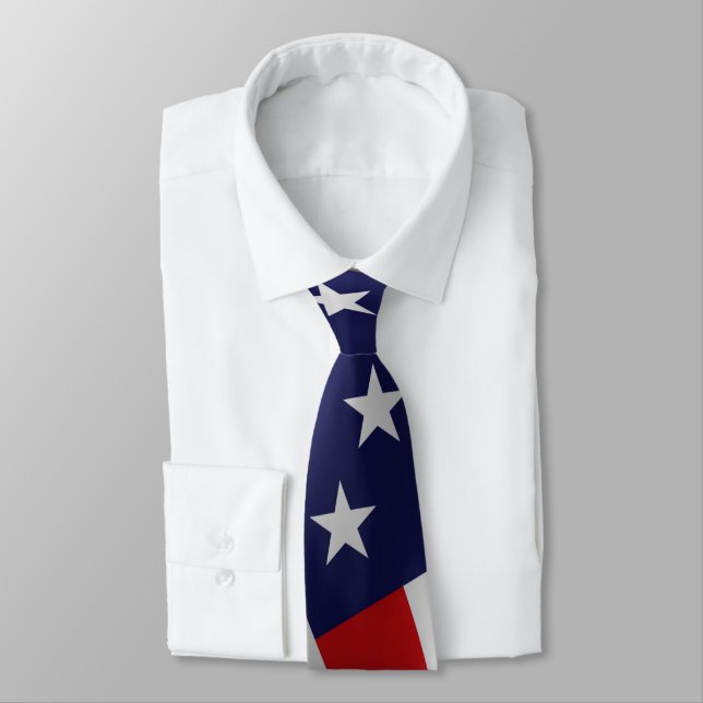 Cravate du drapeau américain (Attaché)