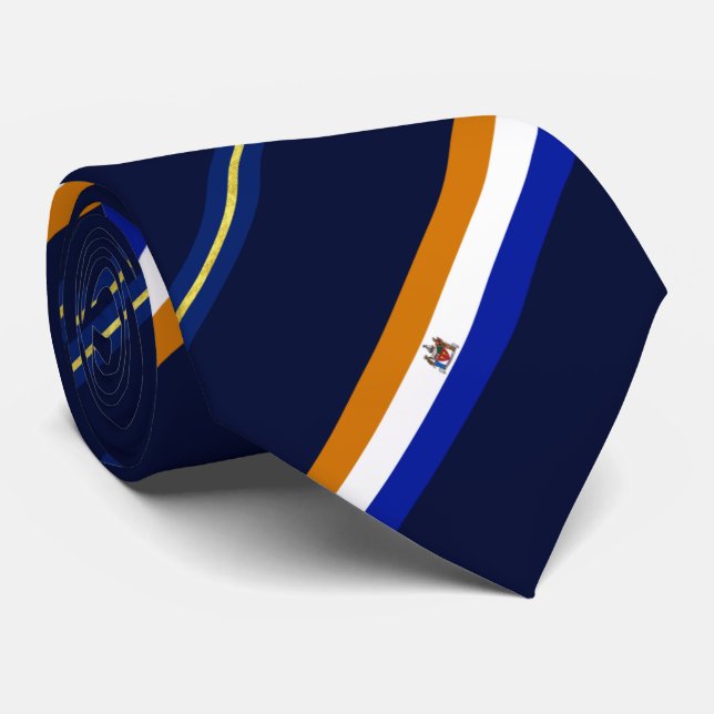Cravate du drapeau de la ville d'Albany (New York) (Roulé)