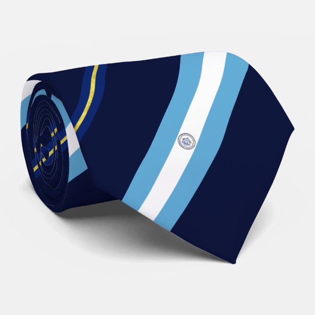 Cravate du drapeau de la ville d'Atlantic City (Ne (Roulé)