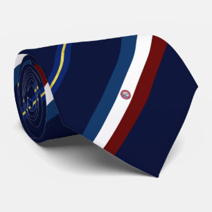 Cravate du drapeau de la ville de Bayonne (New Jer