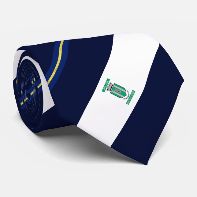 Cravate du drapeau de la ville de Bel Air (Marylan (Roulé)