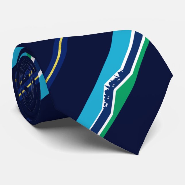 Cravate du drapeau de la ville de Chapel Hill (Car (Roulé)