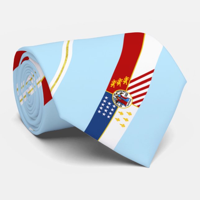 Cravate du drapeau de la ville de Detroit (Michiga (Roulé)