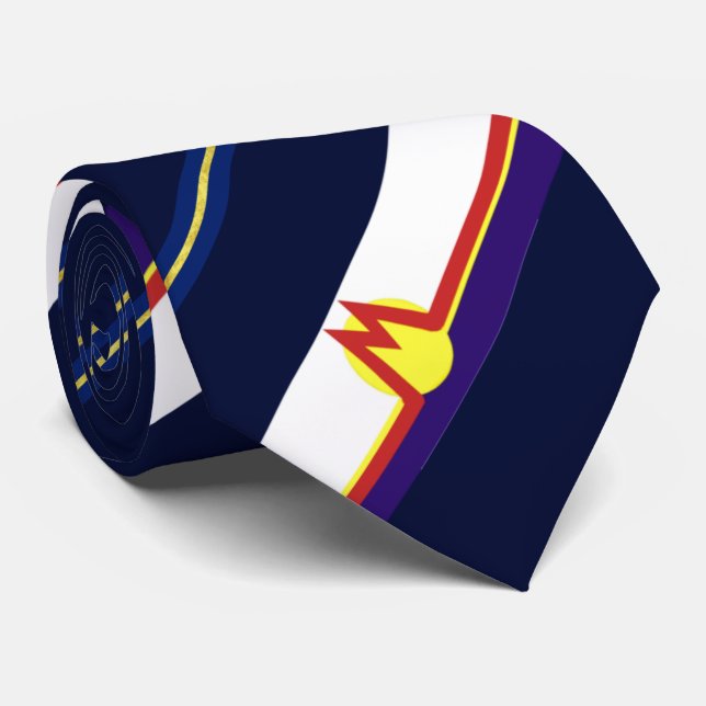 Cravate du drapeau de la ville de Marion (Iowa) (Roulé)