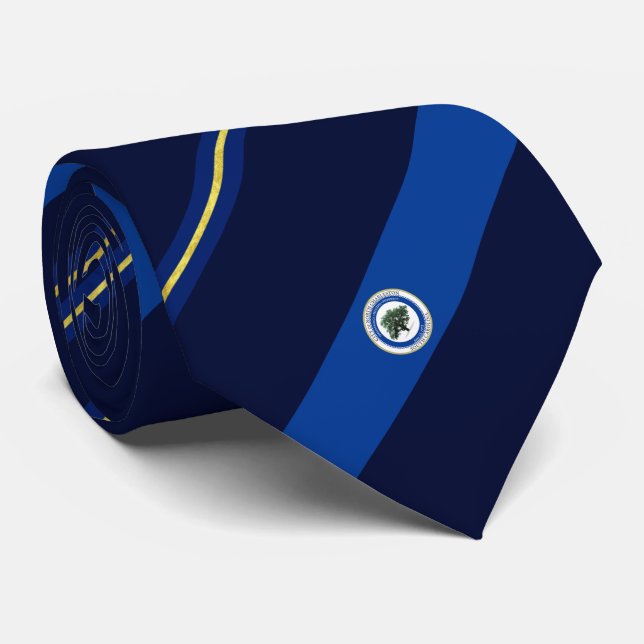 Cravate du drapeau de la ville de North Charleston (Roulé)