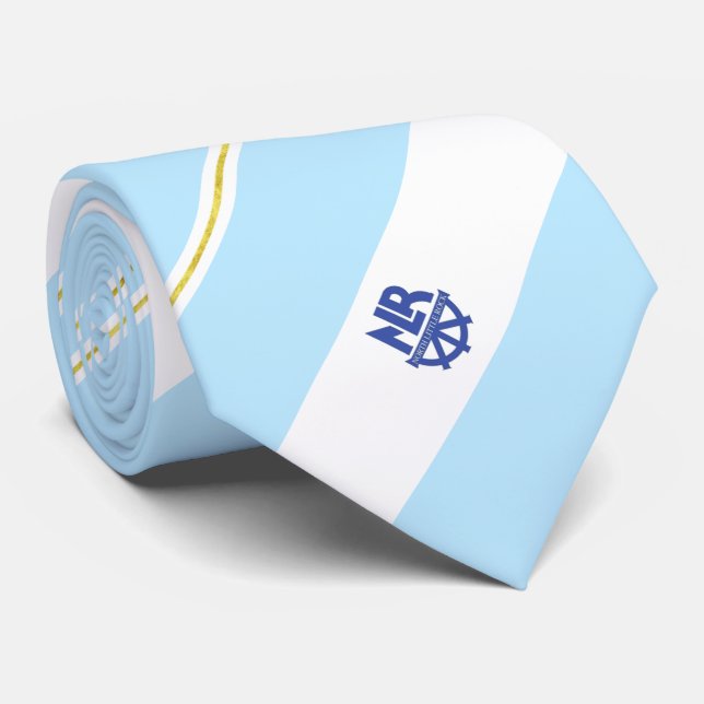 Cravate du drapeau de la ville de North Little Roc (Roulé)