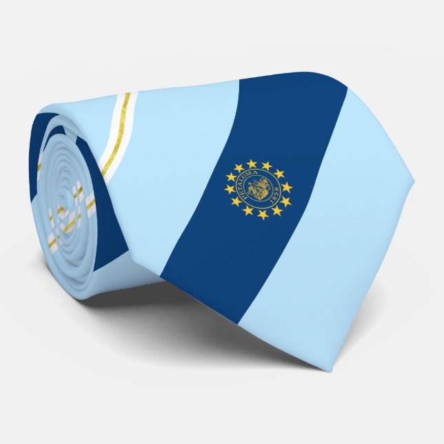 Cravate du drapeau de la ville de Petaluma (Califo (Roulé)