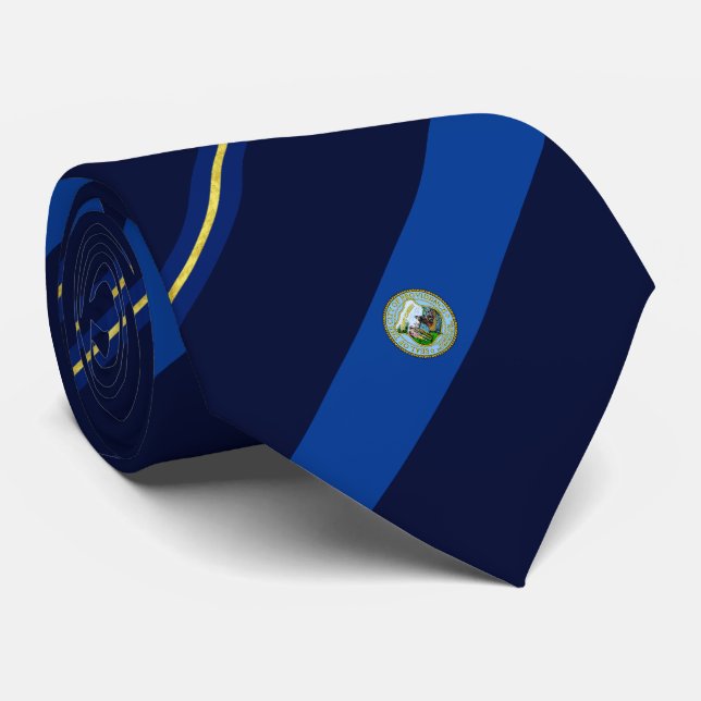 Cravate du drapeau de la ville de Providence (Rhod (Roulé)