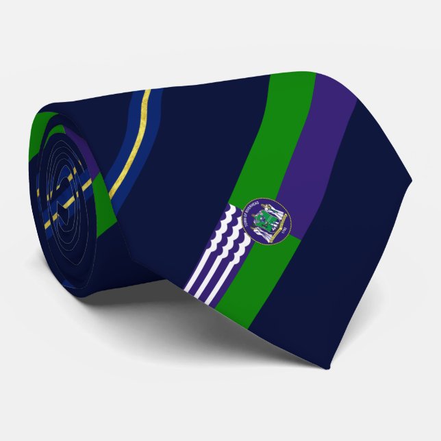 Cravate du drapeau de la ville de Riverhead (New Y (Roulé)
