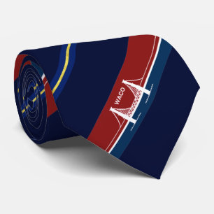 Cravate du drapeau de la ville de Waco (Texas)