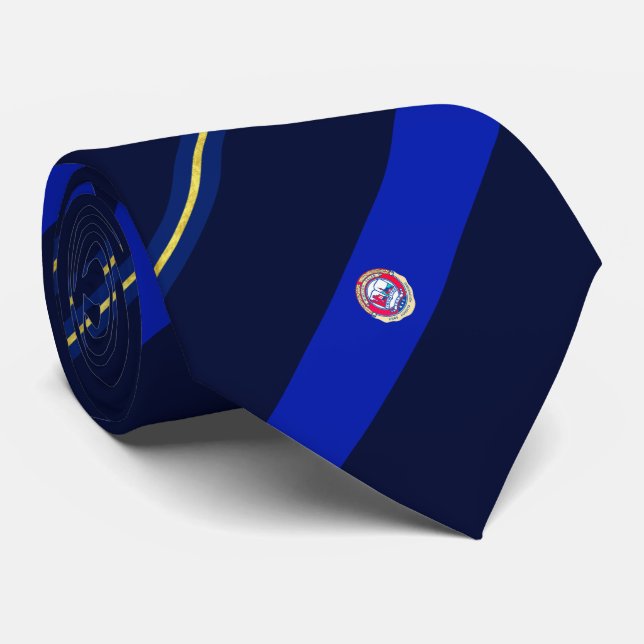 Cravate du drapeau de la ville de Winston-Salem (C (Roulé)