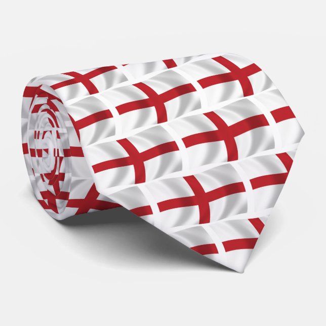 Cravate du drapeau de l'Angleterre (Roulé)