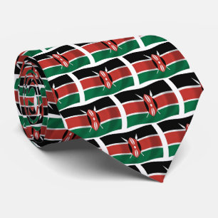 Cravate du drapeau du Kenya