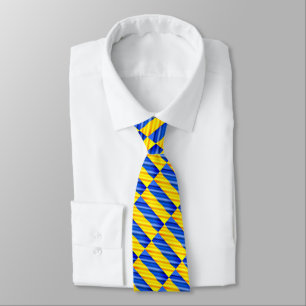 Cravate du drapeau ukrainien - Liberté Ukraine - P