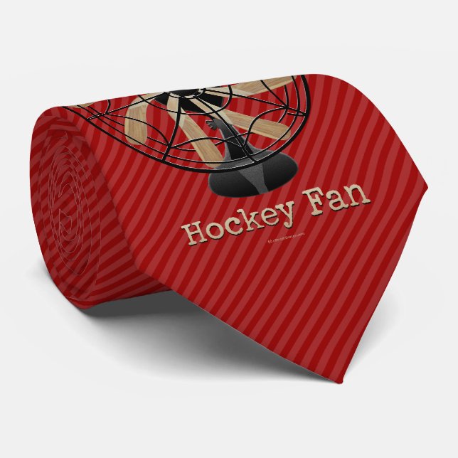 Cravate du ventilateur de hockey (#1) (Roulé)