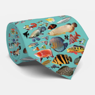 Cravate Eau douce Le poisson tropical ク タ イ