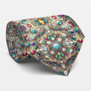 Cravate Écharpe de Luxe de Style Persian Designer Fausse