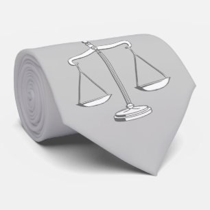 Cravate Échelles classiques de loi de la justice