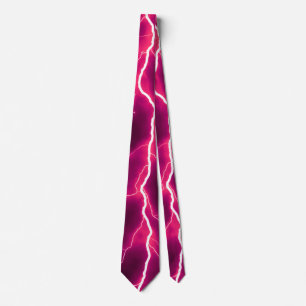 Cravate Éclair - rose