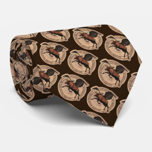 Cravate Ecusson d'aviation Flying Moose