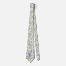 Cravate Edelweiss Fleur sauvage Motif des Alpes Boho