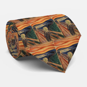 Cravate Edvard Munch Peinture The Scream (Skrik) 1910