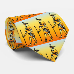 Cravate égyptien des hiéroglyphes